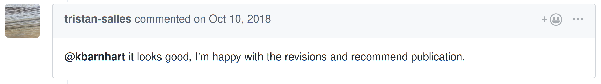 Recommend acceptance